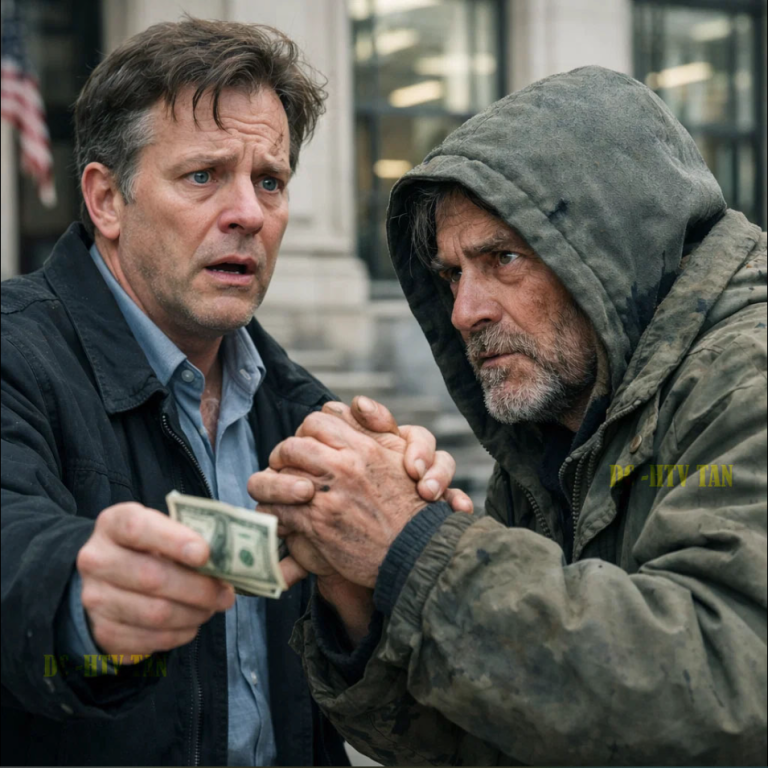 Après le décès de ma femme, je laissais toujours un peu d'argent au sans-abri devant la bibliothèque. Un jour…