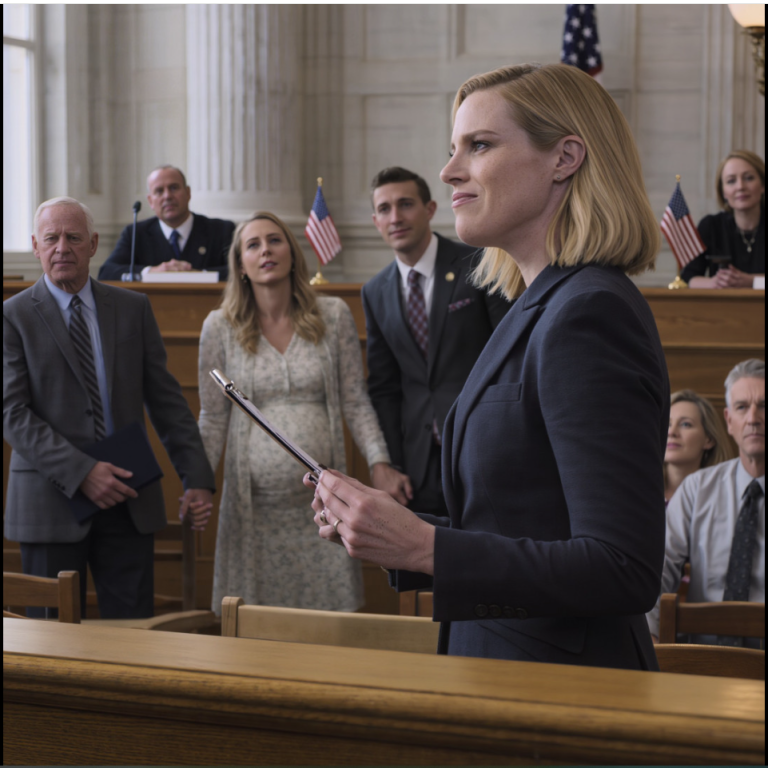 Ma sœur, debout au tribunal, tenait la main de mon mari et a dit : « Payez ou dégagez. » Mes parents les ont soutenus, exigeant que je subvienne aux besoins de l’enfant qu’ils avaient eu dans mon dos. J’ai souri jusqu’à ce que je commence à lire mes notes. Ils sont devenus livides, puis ont hurlé.