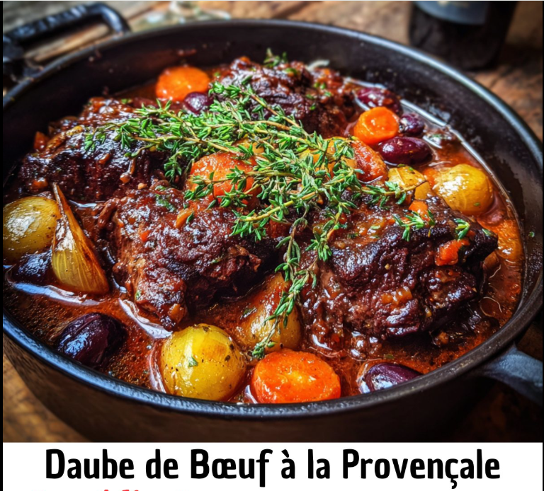 Provençal Beef Daube with Red Wine & Herbs