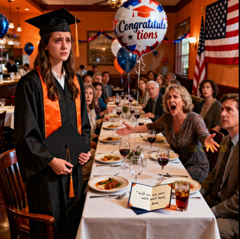 Lors de mon dîner de remise de diplôme, ma mère a dit : « Nous aurions souhaité que tu ne sois jamais né » — Alors j'ai fait ce que personne n'attendait…