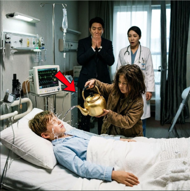 Al hijo del millonario le quedaban cinco días de vida. Pero la pobre niña lo roció con agua inusual.