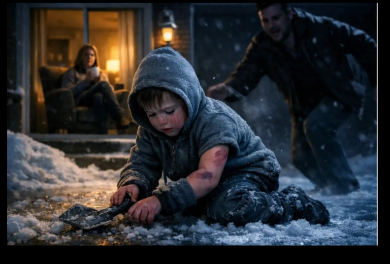 Je croyais avoir épousé un ange — jusqu’à ce que je rentre plus tôt que prévu et que je trouve mon fils transi de froid dehors comme un prisonnier.