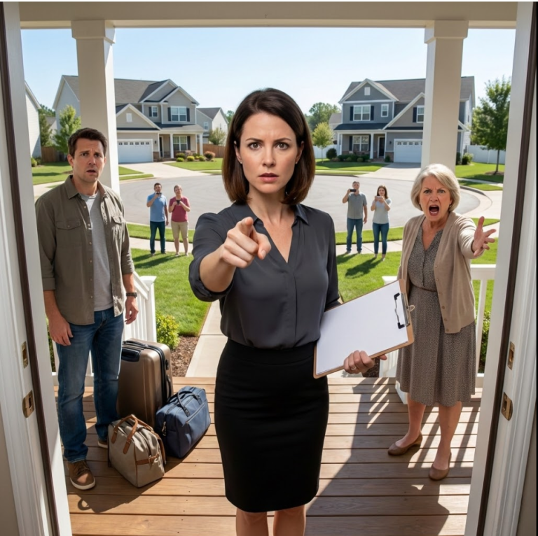 Ma belle-mère m'a toisée et m'a demandé : « Combien as-tu hérité de tes parents ? » J'ai répondu calmement : « Rien. » Elle a lancé à mon mari : « Divorce ! » Il a signé sans ciller, et j'ai juste souri. « Bonne chance. » Parce que la maison « louée » que nous partagions ? Elle était à mon nom depuis des années. J'ai attendu que les papiers soient officiels, j'ai ouvert la porte et j'ai pointé leurs valises. « Dehors ! » Ils n'ont même pas compris ce qui s'était passé, jusqu'à ce que tout le quartier soit au courant. Et je ne vous ai pas encore raconté le pire.