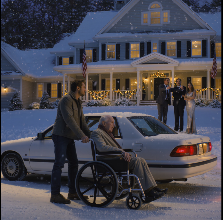 Au dîner de Noël, mes parents se sont emportés quand j'ai pris la défense de mon grand-père en fauteuil roulant et nous ont forcés à sortir dans le froid glacial. Je pensais que nous avions tout perdu – jusqu'à ce qu'il révèle son testament : 1,1 milliard de dollars et 100 propriétés.