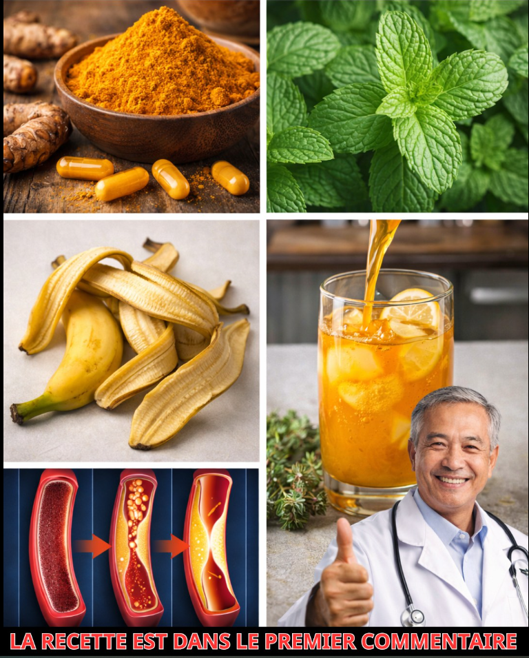 🌿 Guérir Naturellement à 60 Ans : Ma Boisson à Base d'Écorce de Banane, de Menthe Pouliot et de Curcuma Qui a Changé Ma Vie