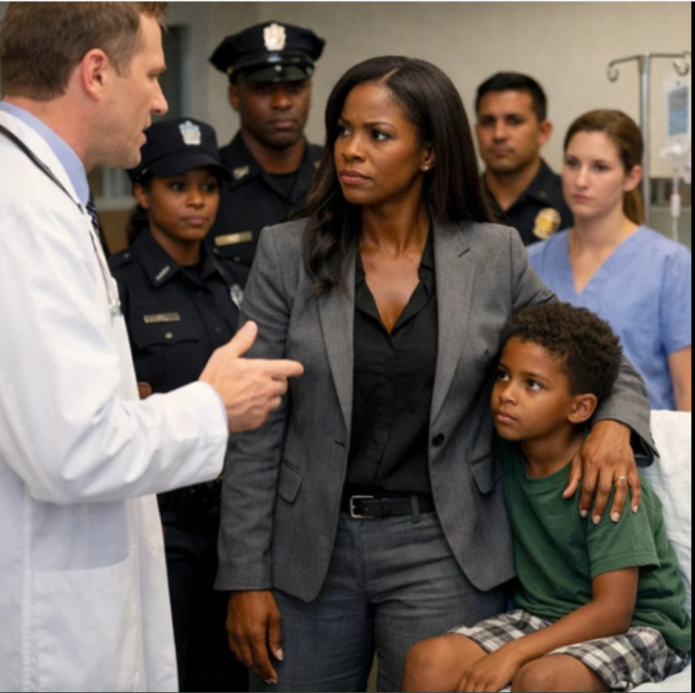 Une médecin raciste a refusé de soigner le fils d'un PDG noir, lançant avec mépris : « Cet hôpital huppé n'est pas pour les Noirs pauvres », avant d'appeler la sécurité pour les faire expulser. Quelques heures plus tard, la vérité sur sa véritable identité a provoqué un véritable choc au sein de l'hôpital.