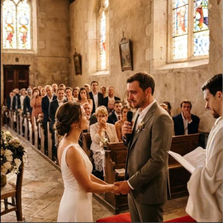 Me casé con un hombre que todos creían que era solo un vagabundo sin nadie, y nuestros invitados se rieron durante toda la ceremonia… hasta que él tomó el micrófono, dijo una verdad para la que ninguno de ellos estaba listo, y esta noche toda la sala quedó en silencio, entre lágrimas.