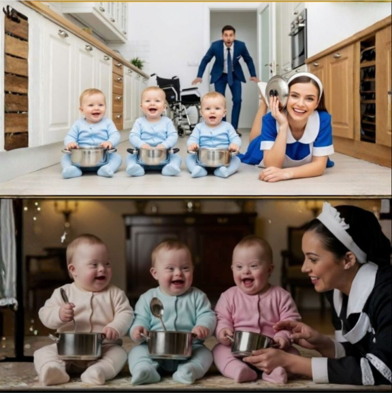 Le millionnaire avait caché des caméras pour protéger ses triplés handicapés… jusqu’à ce qu’il voie ce que la gouvernante avait fait.