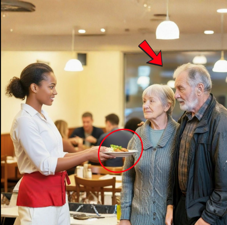 La veille de Noël, elle a gentiment servi un repas à un couple de personnes âgées affamées, sans savoir qui elles étaient.