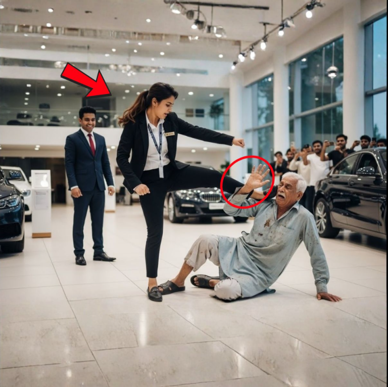 Le père du propriétaire du magasin est venu au showroom pour acheter une voiture… mais on l’a refusé parce qu’on le croyait pauvre… mais quand la vérité a éclaté, tout le monde a été choqué.