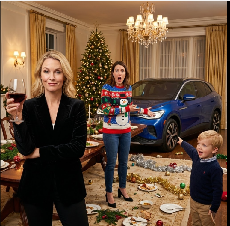 Au dîner, mon neveu a pointé du doigt ma voiture et a dit : « Maman dit que tu l'as empruntée à ton patron. » Tout le monde a ricané. J'ai souri et je suis partie sans un mot. Le soir même, ma sœur m'a envoyé un texto : « N'oublie pas que le paiement de la maison est dû. » J'ai répondu : « Tout sera réglé. » Ils n'en avaient aucune idée…