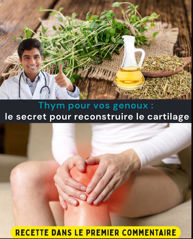 Thym : régénération du cartilage des genoux
