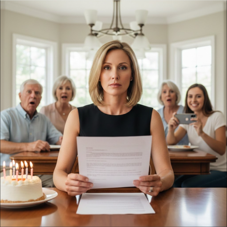 Le jour de mes 38 ans, mes parents m'ont remis une lettre de déshéritation. Ma sœur a filmé ma réaction pour que toute la famille puisse en rire. J'ai simplement dit : « Regardez les infos dans deux jours. » Deux jours plus tard, ils ont appelé en larmes : « C'était une blague ! » J'ai répondu : Trop tard.