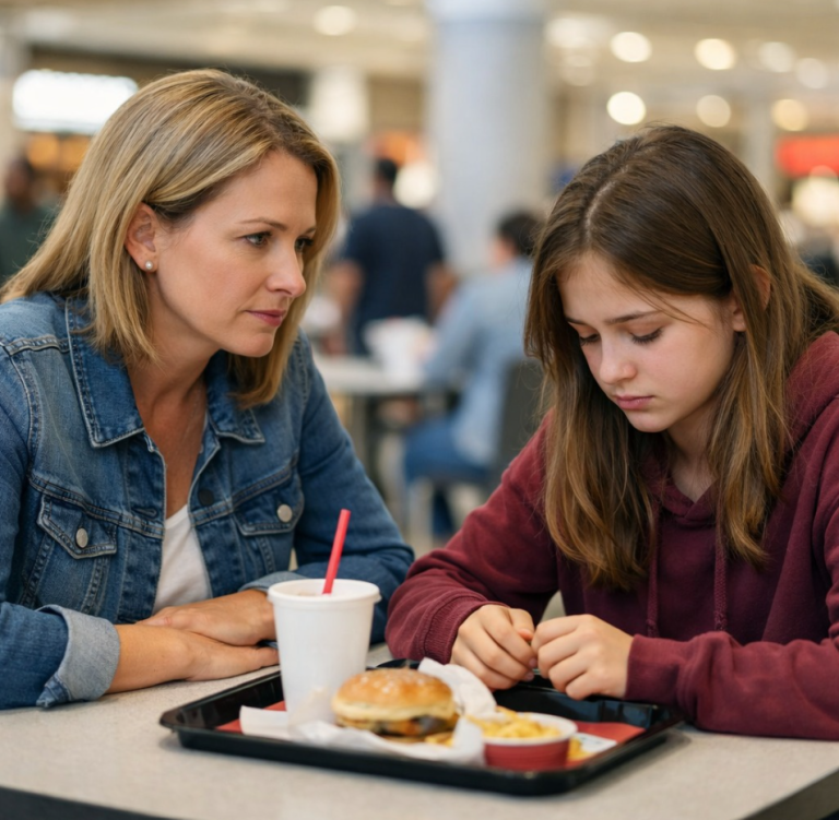 J'ai vu ma fille compter sa monnaie en public — j'ai pris les choses en main ce jour-là.