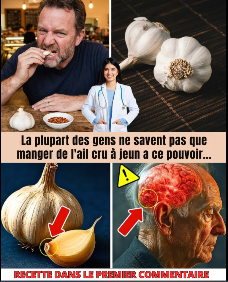 Bienfaits de l'ail à jeun.
