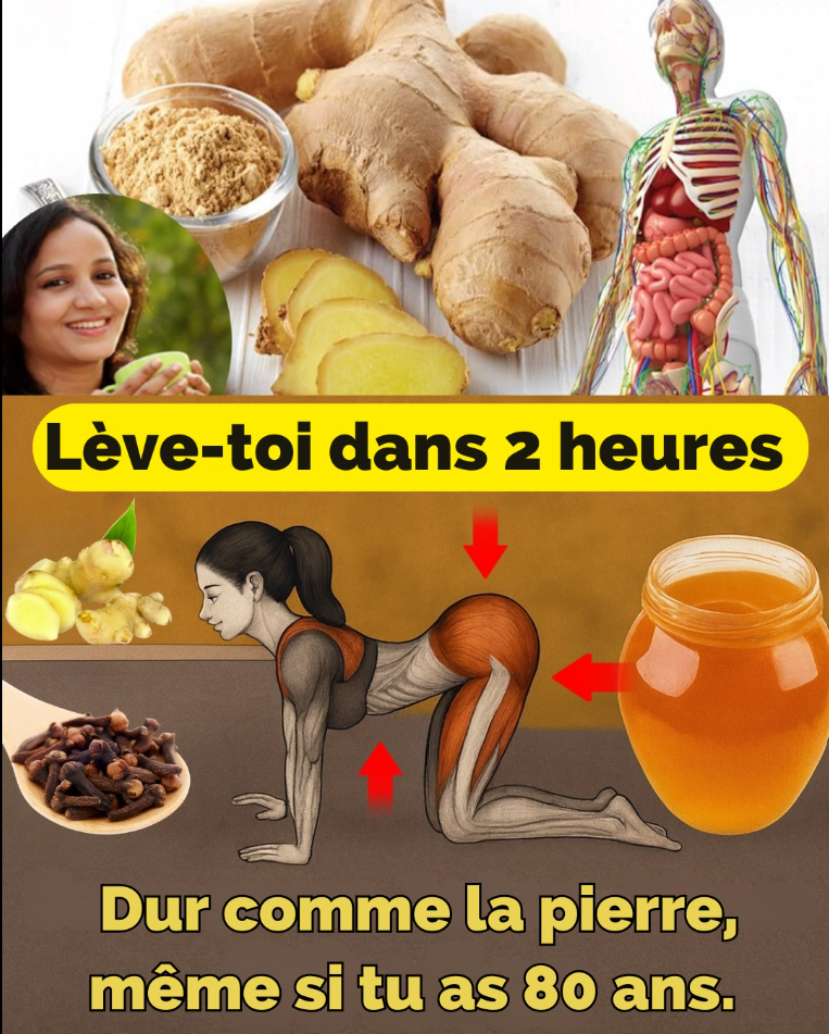 👉 🌶️ Tonique musculaire et articulaire : gingembre et clous de girofle