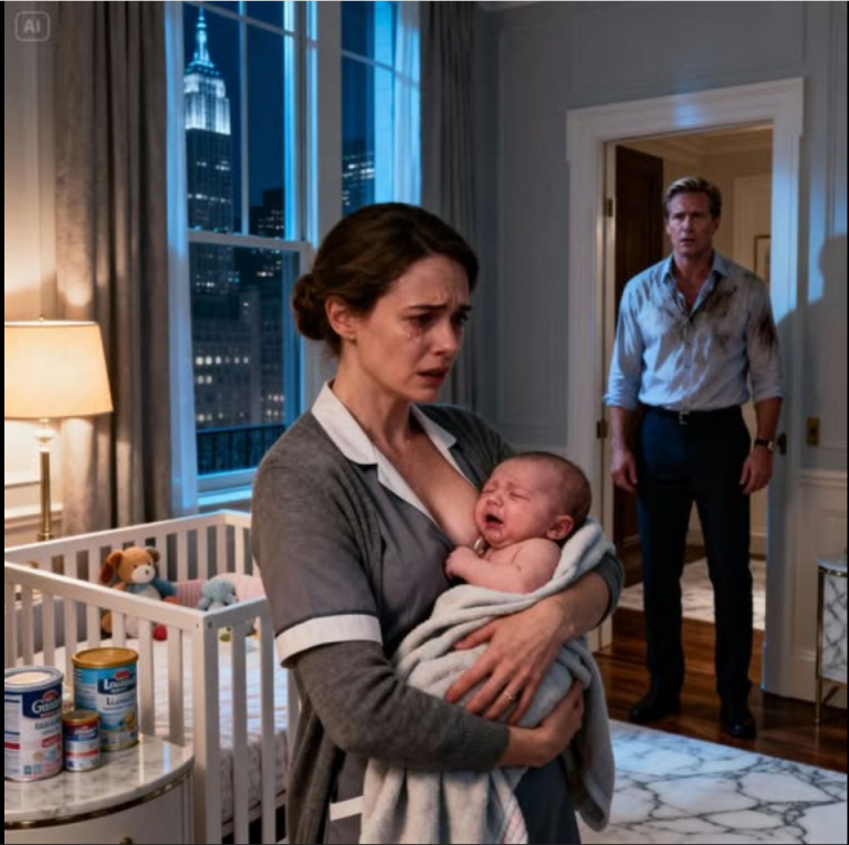 Le bébé du millionnaire refusait toute nourriture. La femme de ménage lui donna du lait. Et il survécut.