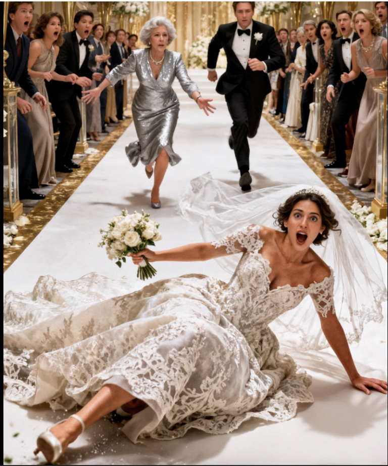 Le jour de son mariage, une mariée a été poussée par sa propre mère à s’effondrer dans l’allée — et ce que la famille du marié avait prévu ensuite lui a révélé une vérité à laquelle elle ne se serait jamais attendue.