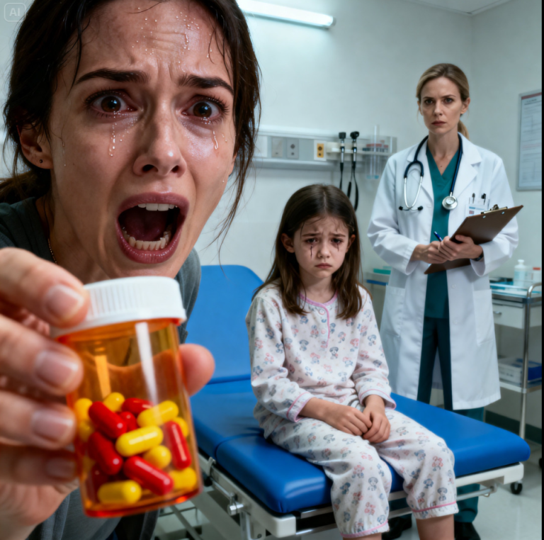 Je venais de rentrer d’un voyage d’affaires quand ma fille m’a chuchoté : « Maman, est-ce que je peux arrêter de prendre les pilules que papa me donne ? » Mon cœur s’est glacé. Je lui ai dit d’aller me chercher le flacon. Quand le médecin a fait les analyses, la vérité m’a fait trembler.