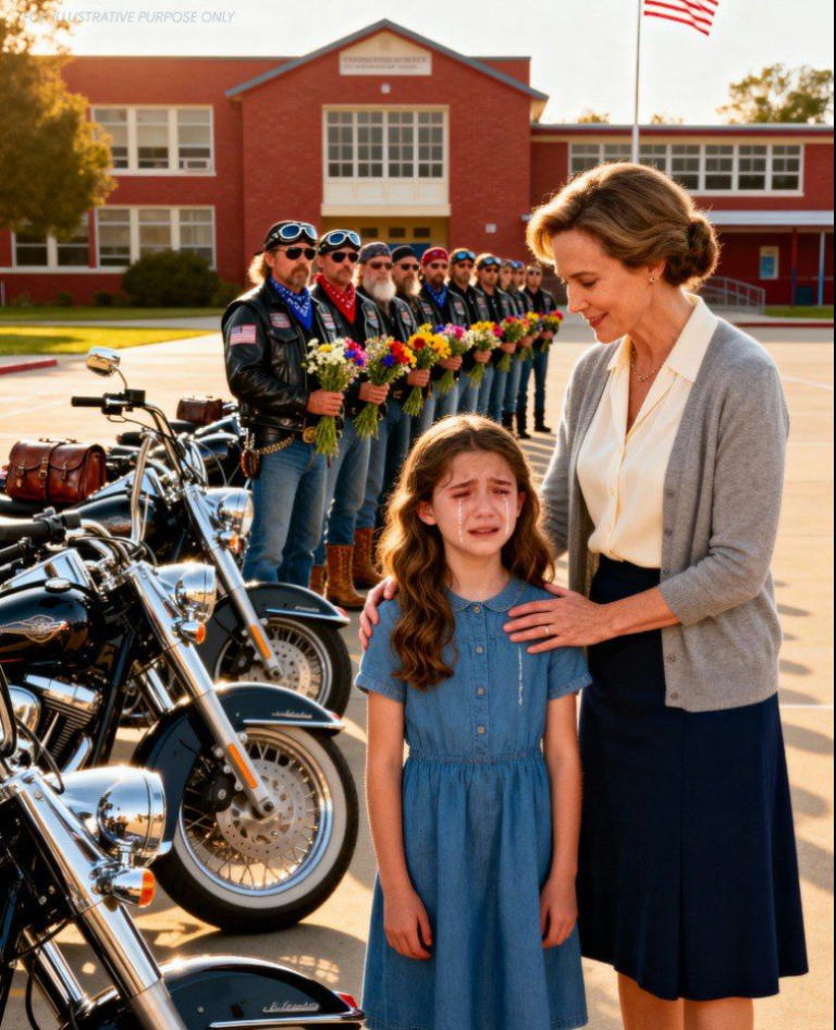 Cinquante-trois motards se sont présentés en costume après que l’école a déclaré que les filles sans père ne pouvaient pas assister au bal père-fille.