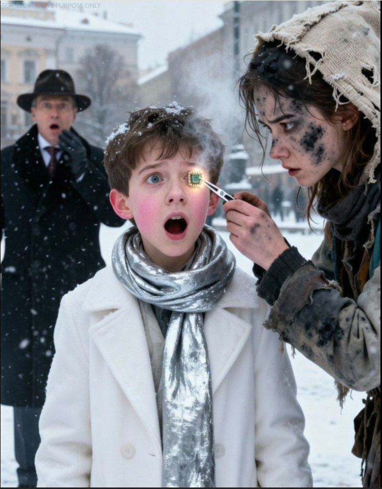 LE FILS D’UN MILLIONNAIRE ÉTAIT AVEUGLE… jusqu’au jour où une fillette retira quelque chose de ses yeux que personne n’aurait pu imaginer.