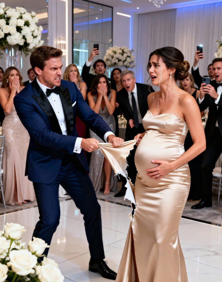 Il a publiquement arraché la robe de son ex-femme enceinte lors de son mariage somptueux.