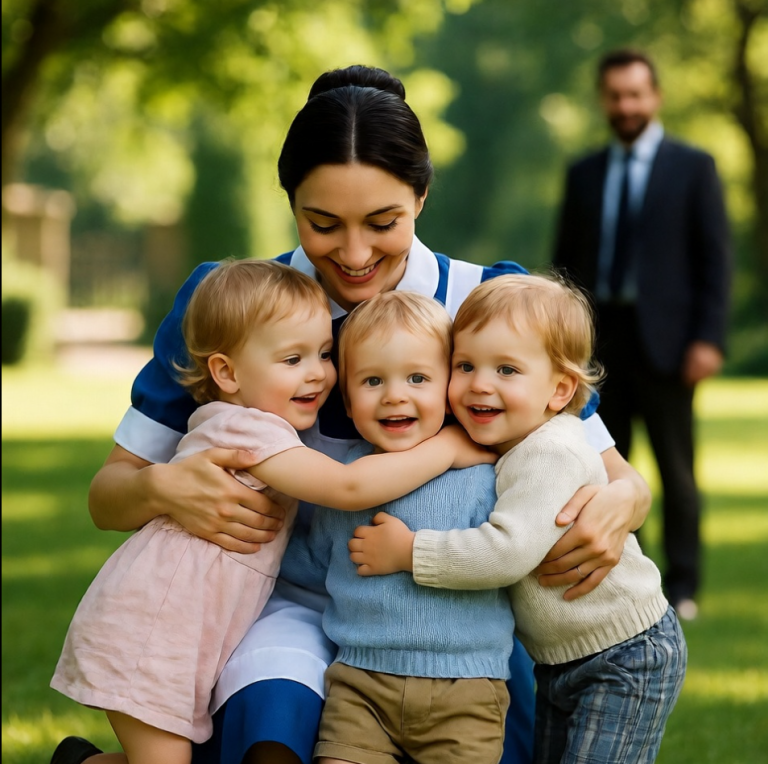 L'homme d'affaires rentre plus tôt que prévu à la ferme… et reste figé en voyant ce que la femme de ménage fait à ses jumeaux…