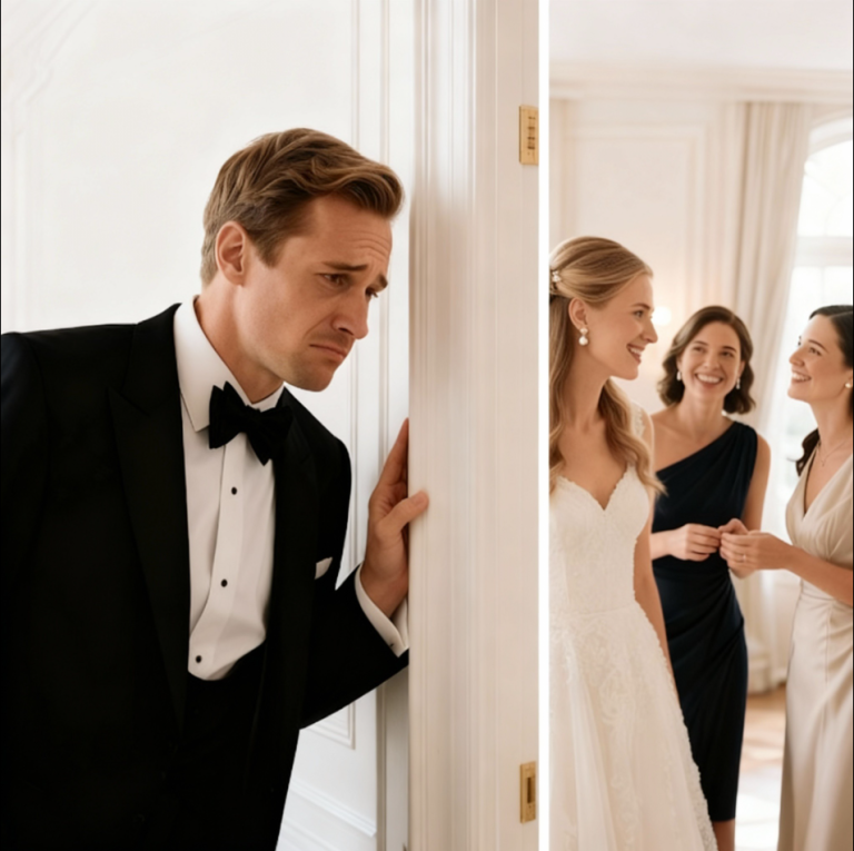 Le marié a surpris la confession de la mariée quelques minutes avant la cérémonie… Sa vengeance a surpris tout le monde.