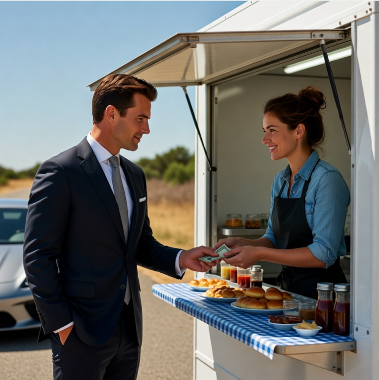 Un millionnaire s'est arrêté là pour manger un morceau… mais il a trouvé l'amour de sa vie au bord de la route…
