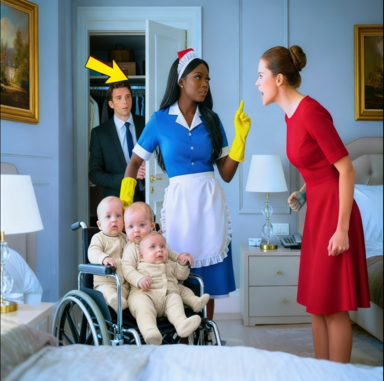 Un veuf millionnaire observait en secret sa compagne s'occuper de ses triplés… jusqu'à ce que la femme de ménage…