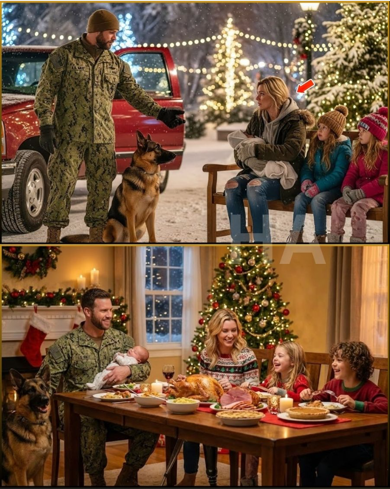 « Venez avec moi… », a dit l’ancien Navy SEAL après avoir trouvé la veuve et ses enfants seuls la nuit de Noël.