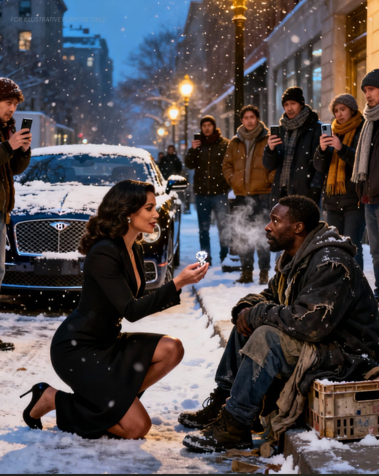 « Veuillez m’épouser » : La milliardaire et mère célibataire qui a demandé un sans-abri en mariage – et sa demande en retour a choqué tout le monde…