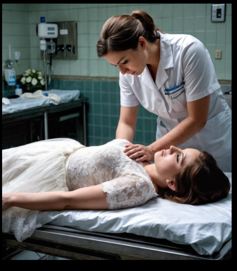 Elle est morte dans une robe blanche. Mais l’aide-soignante de la morgue remarqua quelque chose d’étrange : ses joues étaient encore roses, comme celles d’une femme bien vivante.