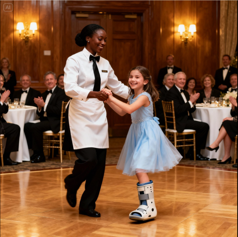 Un père MILLIARDAIRE laisse sa fille handicapée danser avec une serveuse noire – et sa vie change…