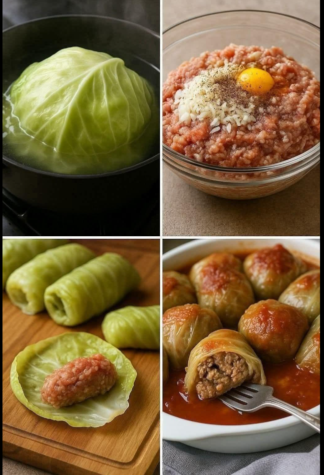 Recette de Rouleaux de Chou Farcis