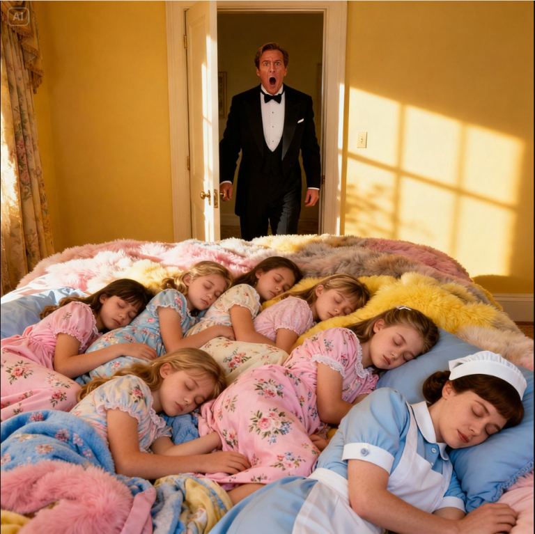 « Un millionnaire a renvoyé 37 nounous en deux semaines, jusqu'à ce qu'une employée de maison accomplisse l'impossible pour ses six filles. »