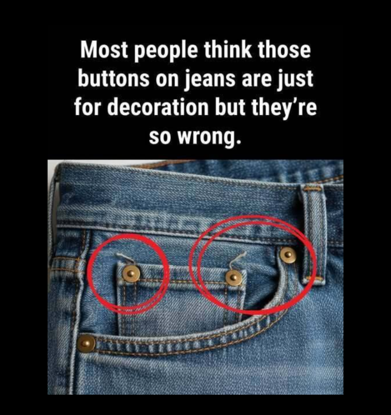 Pourquoi les jeans ont-ils ces petits rivets métalliques ?
