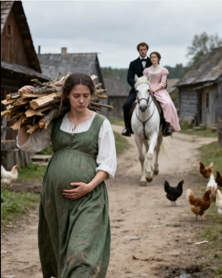 El granjero cabalgaba con su novia… y se congeló al ver a su exesposa embarazada cargando leña... -phuongthao