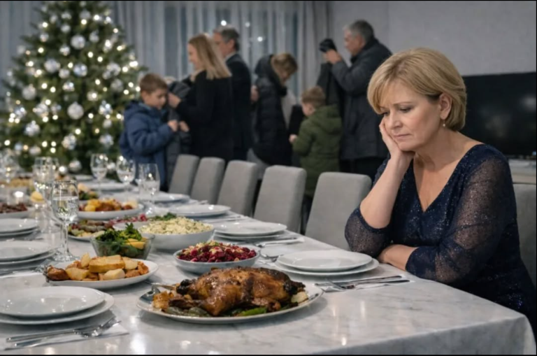 Elle avait préparé un réveillon du Nouvel An pour douze personnes — et ils ne sont passés que pour une demi-heure avant de partir chez d’autres proches