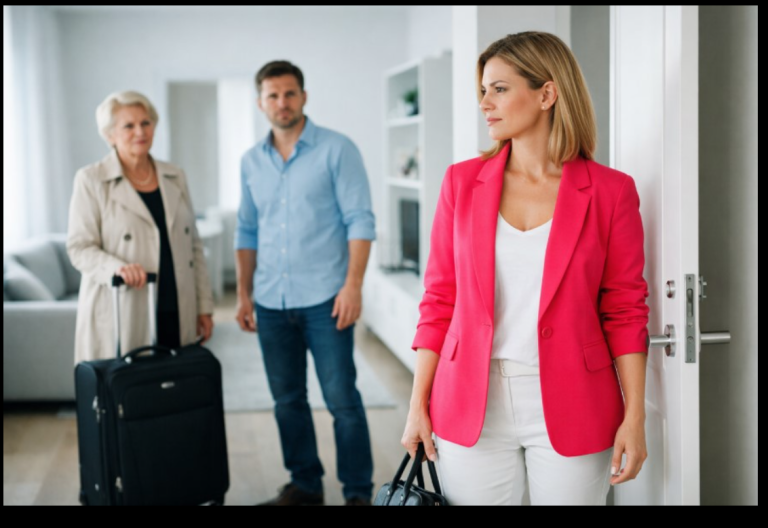 « Puisque cet appartement est à toi — tu peux y vivre avec ta mère ! » — dit la belle-fille avant de partir sans se retourner