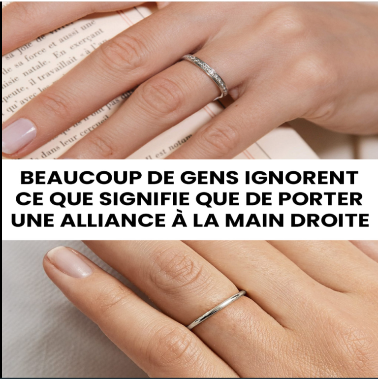 Porter une alliance à la main droite : quelles significations ?