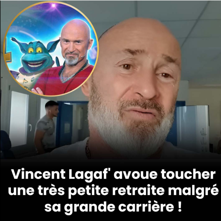 Vincent Lagaf’ révèle percevoir une retraite modeste malgré une carrière remarquable !