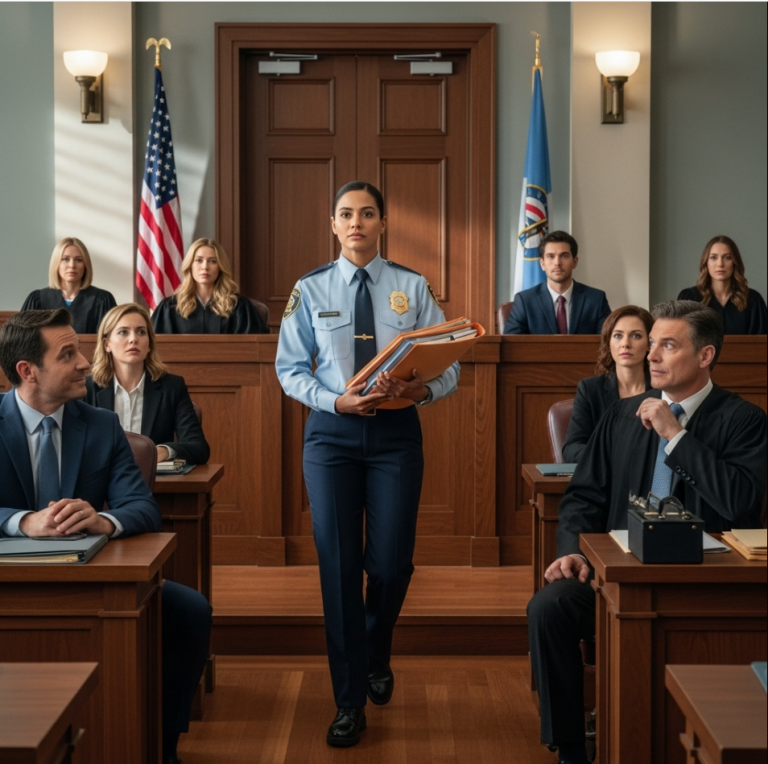 « Son témoignage ne vaut rien, disaient-ils — jusqu’à ce que j’entre dans la salle d’audience en uniforme… »