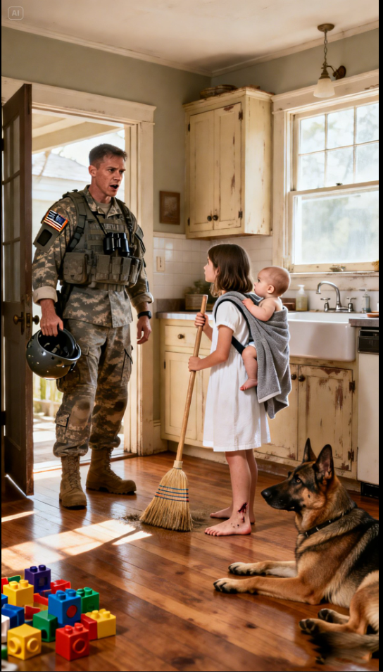 « Un soldat rentre de la guerre : sa femme a disparu avec un amant… ses enfants ont survécu seuls, avec pour seul compagnon un chien… »