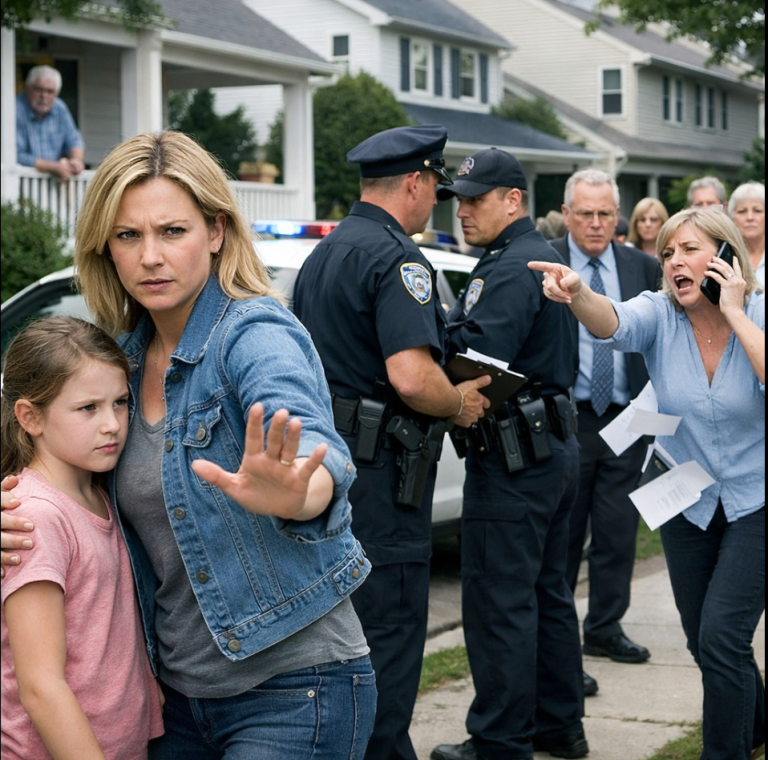 Karen, membre de l'association de copropriétaires, a appelé la police pour ma fille — 4 minutes plus tard, l'association en a payé le prix fort !