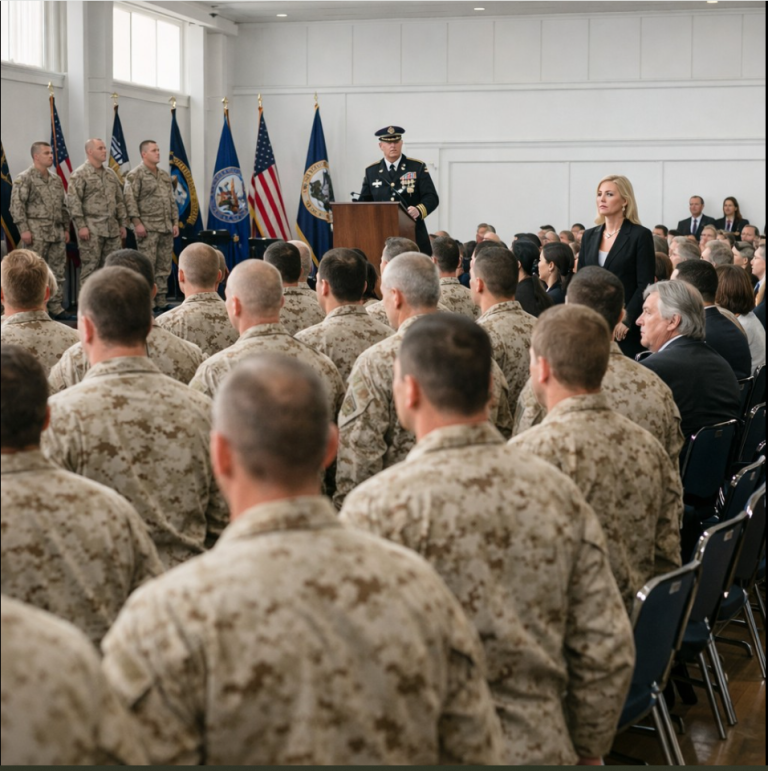« Elle a quitté la Marine », a dit mon père — jusqu'à ce que le général me regarde et dise « Contre-amiral ».