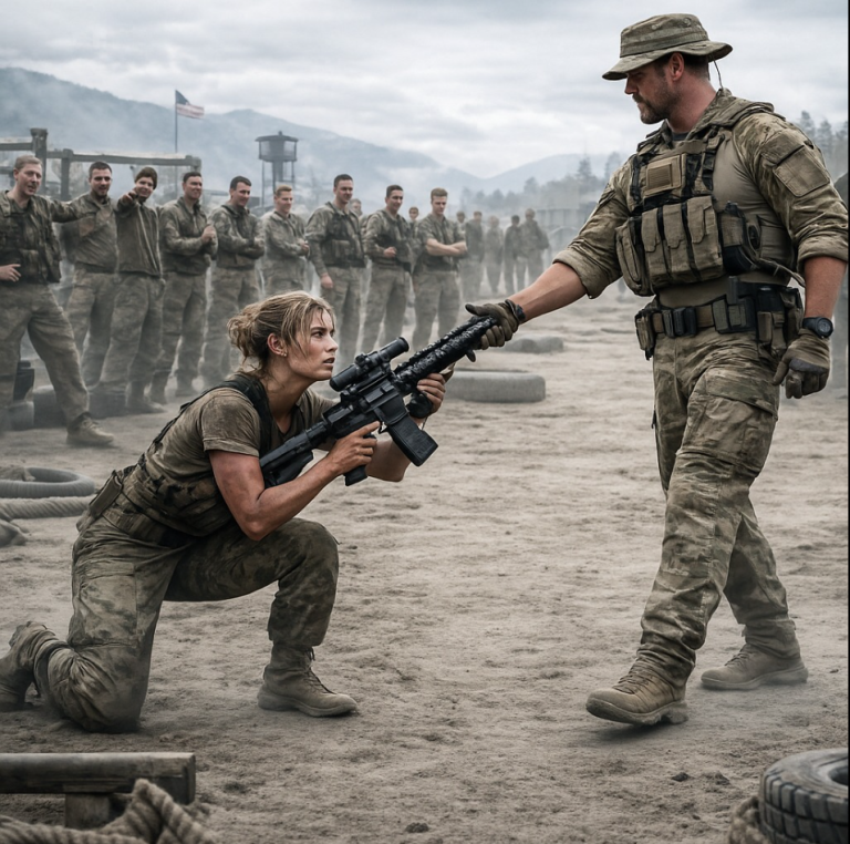 « Pathétique. » Ils l'ont laissée tomber à chaque exercice — jusqu'à ce que le commandant des SEAL lui donne son arme.