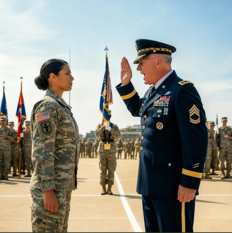 Il refusa de saluer le général — puis il murmura un nom qui le figea sur place.
