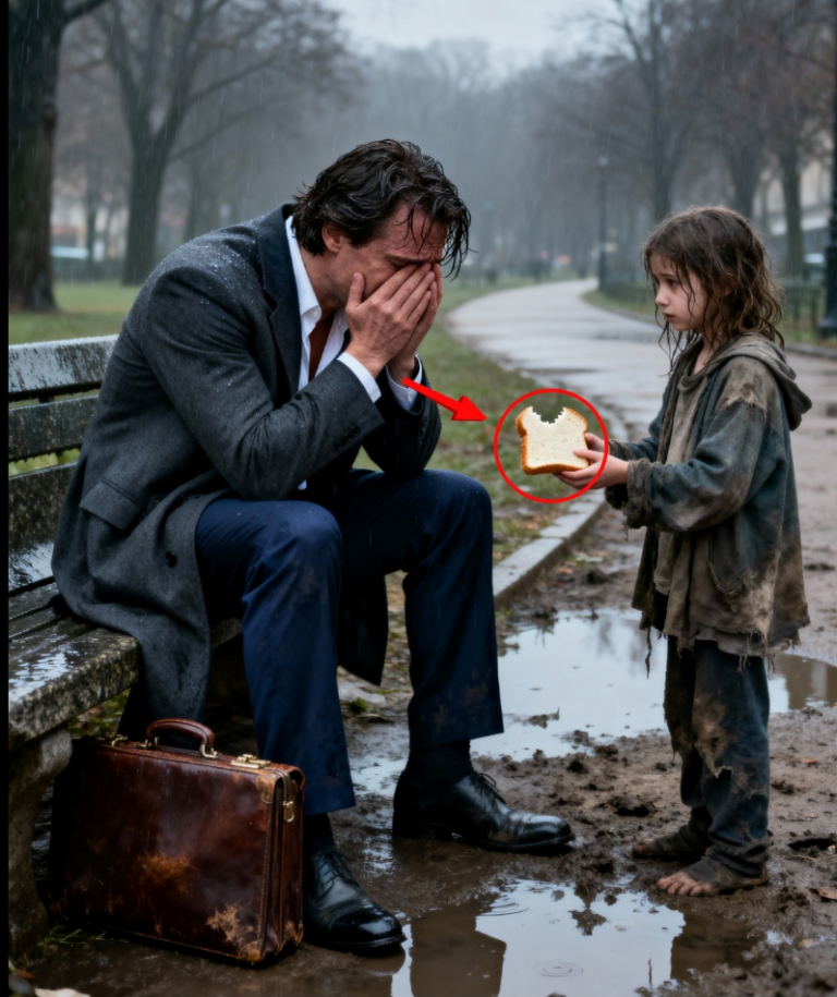 « Vous pleurez aussi de faim ? » demanda la mendiante au millionnaire. Mais c'était le chagrin de son fils…