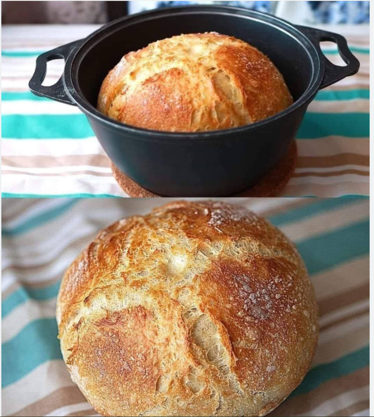 🍞 Je n’achète plus de pain – la recette de pain la plus simple sans pétrir ni œufs !